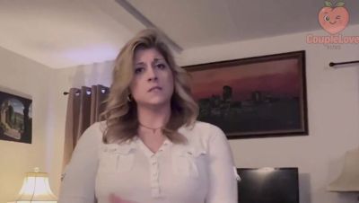 Stepmom's Panties Cumshot - Big Natural Tits Amateur POV Fuck - porntry.com - Britain - Usa