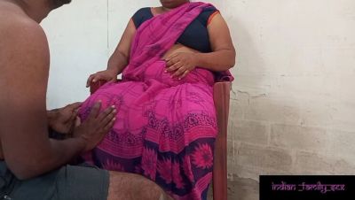 Indian Stepmom Friend Catches Me Jerking Off - Big Natural Tits Desi Aunty HD - xxxfiles.com - India
