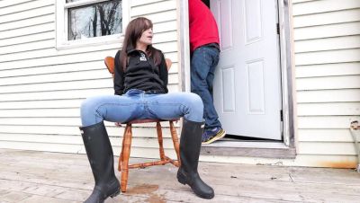 Neighbour Watches JessTonySquirts Orgasm & Squirting in Jeans - Amateur MILF Fingering - veryfreeporn.com - Britain - Canada