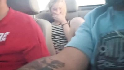 Blonde Teen Fucks Herself with Dildo in Car - Hot Amateur Homemade Sex - porntry.com - Britain