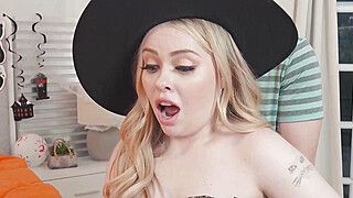Haley Spades - Lauren - Summon some fantastic Halloween spirits for a naughty foursome. - ah-me.com