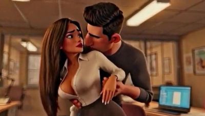 Horny Office Girl Fucked Hard in Copy Room - Lewd Artificial 3D Hentai Animation - porntry.com - Britain - Canada