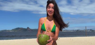 Katty West - Fucking Brazilian Girl on Holidays in Rio de Janeiro - Swallow Cum - inxxx.com - Brazil