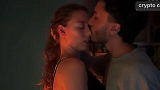 Intense and sultry romantic lovemaking from a real couple ends with a creampie - ah-me.com
