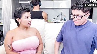 My latina stepsister has meaty funbags and a giant ass, she rides a gigantic dick like a pro - steaming - ah-me.com