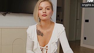 Hot homemade facial cumshot with sloppy chat from stepmom to stepson - greatest creampie ever! - ah-me.com