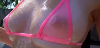Creams LUBED Lubed Up Busty Tan Line Blonde Fucked With Dripping Creampie - theyarehuge.com
