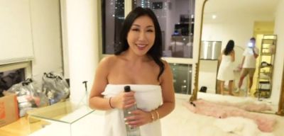 Aian Big Tit Asian Gets Fucked By BWC As Housewarming Gift - theyarehuge.com