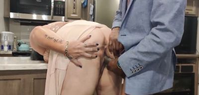 Tattoed Dinner Date - theyarehuge.com