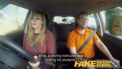 Ryan Ryder - Ryan Ryder In 34f Boobs Bouncing In Driving Lesson - videomanysex.com - Britain