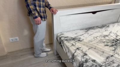 Montana S Vibe - I Called A Repairman To Fix The Squeaky Bed And Checked His Work Right Away - hclips.com
