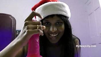 Lily - Horny Lily Indian Xmas Fuck Party - xvideos.com - India