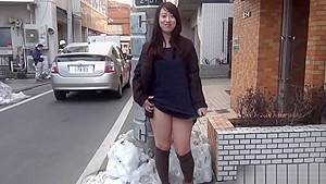 Asian Babe Shows Panties - hdzog.com