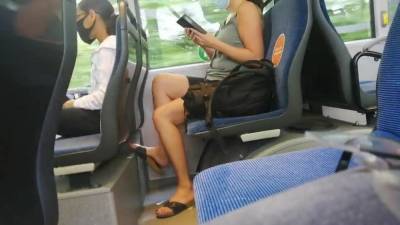 Brunette legs candid. Feet included - xhamster.com