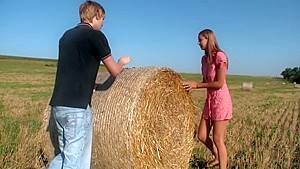 Euro Couple Fuck On Some Hay - hdzog.com