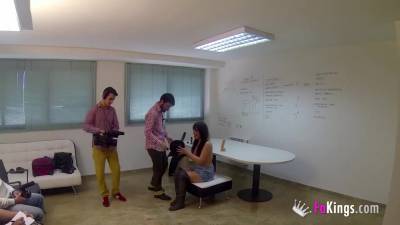 Mary Abscal gets to fuck a young guy - hotmovs.com