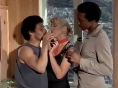 Retro Interracial DP - youporn.com