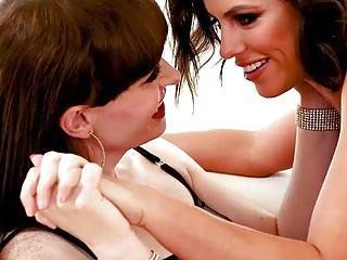 TS Natalie infiltrates Adrianas pussy - tubous.com