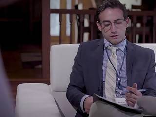 Asian teen fucked by angry census taker - tubous.com