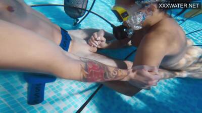 Polina Rucheyok Gets Fucked Hard In Her Mouth Underwater - hdzog.com