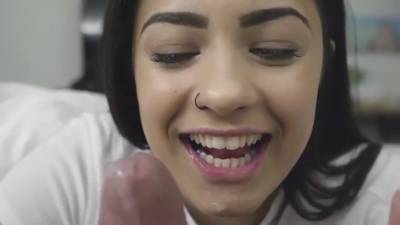 Cute Latina Stepsis Takes A Big Cock Pounding - hotmovs.com