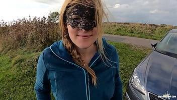 Outdoor Blowjob and Facial next to a car - ENFJandINFP - xvideos.com