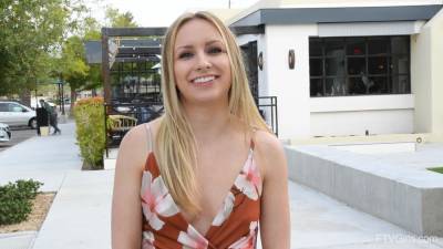 Sweetie is ready to flash naked for this random dude - xbabe.com