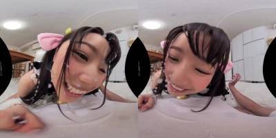POV VR fetish Blowjob by young Japanese schoolgirl - xtits.com - Japan
