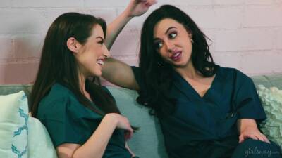 Whitney Wright - First time these fine babes strip for some lesbian kinks - xbabe.com