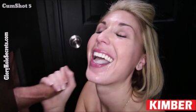 KIMBER Interracial BLOWJOB Blonde Teen Finishing Blowjobs Cum Swallow Many Fellatio BBC Cumshots GLORYHOLE Part 1 - Kimber Lynn - Kimber lynn - xtits.com