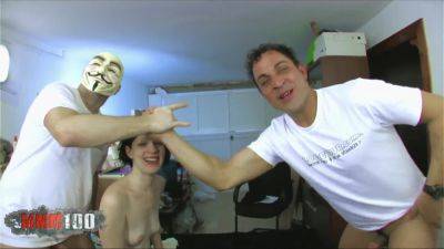 Ugly bitch with stockings hard fucked by Terry Kemaco and Jorge - Terry kemaco - xhand.com