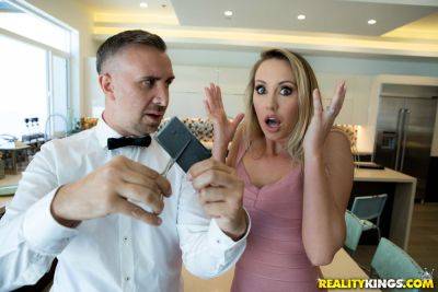 Brett Rossi - Keiran Lee - Brett Rossi gets her shaved pussy fucked good and proper - xhand.com