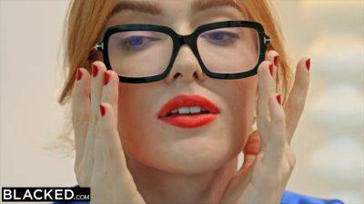 Jia Lissa - Nerdy Redhead slut in glasses fucked by BBC - Jia lissa erotic interracial hardcore - xhand.com