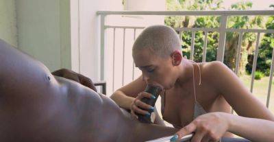 Black stud fucks skinny broad until she comes after she sucks cock like a pro - xbabe.com