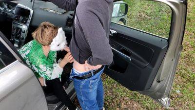 Hooker lets random dude fuck her by the side of the road - hellporno.com