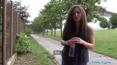 Gets Her Tiny Ass Covered In Cum - Lara Fox - videohdzog.com