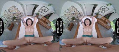 Charlotte Sins - Nathan Brons*** and Charlotte Sins enjoy passionate and intense sex on the sofa in vr - alphaporno.com