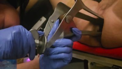 German Mistress Luciana Rough Anal Fisting & Speculum with Slave - veryfreeporn.com - Britain