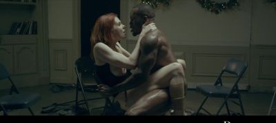 Maitland Ward - Maitland Ward is about to ride a big black cock with intense Pressure. - alphaporno.com