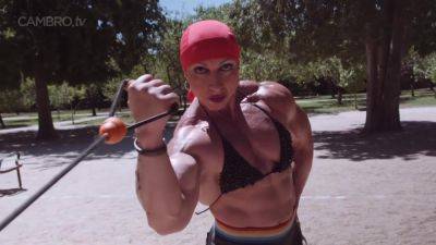 Mrs Sanchez Outrageous Muscular Exhibitionist - videohdzog.com