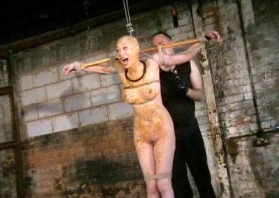 Master fucks woman in dirty BDSM wax games while she screams for mercy - alphaporno.com