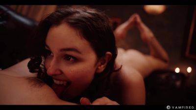 Leana Lovings - Japanese Asian Vampire Sex - Big Tits Babe Rikako Preyed By Nerdy Leana & Turned Into Lesbian Demon With Leana Lovings And Rikako Katayama - videohdzog.com - Japan