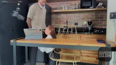 Caylian Curtis - Behind The Secretary Seduces Boss - videohdzog.com