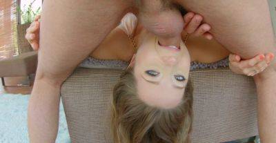 Taissia Shanti - Skinny russian teen Taissia Shanti rides a big cock in hd - alphaporno.com - Russia