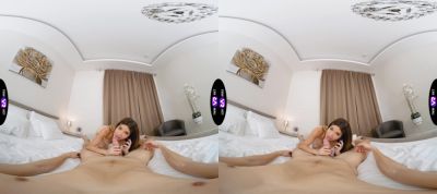 Two sexy babes ride a big dick in a steamy virtual reality scene - alphaporno.com