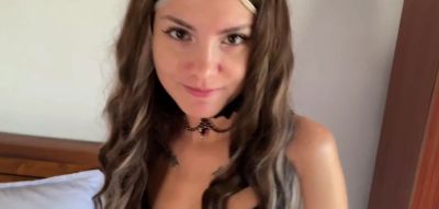 Hot Wife - My Wife Is in the Shower and I'm Fucking Her Best Friend on Our Bed - POV Facial - inxxx.com