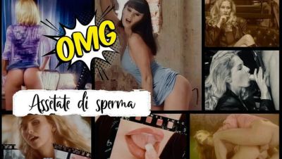 Rita Faltoyano - Thirsty for Sperm: Vintage European Blowjob & Cum in Mouth Compilation - xxxfiles.com - Italy