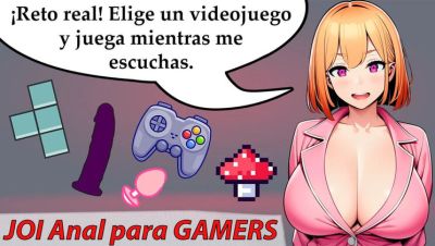 Spanish Audio JOI: Anal Lovers and Gamers, Watch Out! Hot Femdom Jerk Off Instruction - veryfreeporn.com - Spain