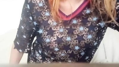Redhead MILF Poutchiee Gets Tight Pussy Fucked on the Sofa - veryfreeporn.com - Britain - France