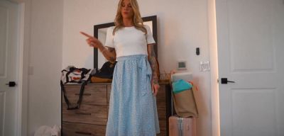 Hot Wife - Hot busty MILF Gets Creampied After Sharing Bed - inxxx.com